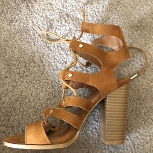Charlotte Russe Brown sandal heels